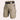 Men's beige lightweight cargo shorts with multiple pockets, shown in khaki color and size 44, designed for durability and utility, suitable for outdoor activities.
