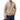 Men's 3XL beige quarter zip sweater with ribbed collar, showcasing a close-up of the upper body and right arm, highlighting the knitwear texture and shoulder fit, modeled by a person wearing a watch.
