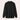 Men's black cotton crewneck sweater featuring long sleeves and a lightweight design, suitable for casual winter wear.