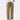 Men's black faux leather pants with an elastic waist, designed in a streetwear style, shown in the camel color variant, size 44.