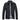 Men's black weatherproof trench coat in size 2XL featuring a gingham lining, button closures, and a classic collar design, styled for a chic and formal look.