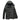 Men's light green hooded parka jacket displayed on a hanger, featuring a water-resistant outer layer and insulated lining, designed with long sleeves and a high collar for enhanced protection against winter weather.