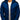 Blue 3XL men's insulated hooded puffer jacket with water-resistant fabric, featuring a sleek design and a front zipper closure, long sleeves, and a cozy collar for added warmth.