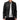 Men's black leather biker jacket with a stylish collar and long sleeves, designed as fashionable motorcycle outerwear.