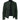 Men's dark green leather biker jacket in 3XL size, featuring a sleek design with a collar, long sleeves, and pockets, crafted from genuine leather.