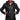 Men's black leather bomber jacket with detachable hood, shown in a Nero color and 3XL size, featuring a standing collar and long sleeves.