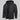 Men's black lightweight hooded bomber jacket in size 3XL, featuring a trendy design with multiple pockets, long sleeves, and a comfortable collar.
