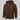 Men's brown lightweight hooded bomber jacket in size 3XL, featuring multiple pockets, a collar, and long sleeves.