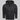 Men's black lightweight hooded bomber jacket with multiple pockets, featuring long sleeves, a collar, and button details.
