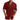Men's black linen shirt with contrasting red cuffs, featuring roll-up sleeves and button-down collar, displayed on a mannequin model.