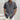 Men's dark gray linen short sleeve summer shirt, lightweight and breathable, featuring a collar and button-up design.