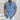 Men's light blue linen short sleeve summer shirt in size 5XL, displayed on a mannequin, showcasing lightweight and breathable fabric suitable for warm weather.