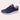 Men's blue mesh running shoes, lightweight and breathable design, size 40, featuring a comfortable and sporty style suitable for outdoor activities.
