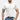 Men's black muscle-fit polo shirt with athletic stretch fabric, featuring short sleeves and a snug fit, highlighting arm muscles, worn by a model gesturing with their arm.