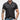 Men's black muscle-fit polo shirt made from athletic stretch fabric, featuring a short sleeve design and a classic collar, shown in size 2XL.