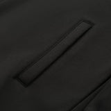 Men's black sherpa-lined thermal fleece hoodie with long sleeves and a cozy collar, designed for warmth in winter.