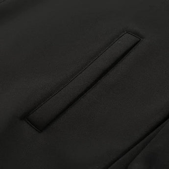 Men's black sherpa-lined thermal fleece hoodie with long sleeves and a cozy collar, designed for warmth in winter.