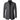 Men's gray slim fit luxury winter coat with high-collar, featuring a buttoned closure and tailored design, suitable for formal wear.