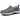 Men's gray slip-on walking shoes with a lightweight and breathable design, featuring cushioned soles suitable for outdoor activities.