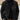 Men's black velvet double-breasted peacoat featuring a classic collar, buttoned front, and long sleeves, designed for a stylish and luxurious winter look.
