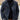 Men's black velvet double-breasted peacoat with a luxurious finish, featuring a classic collar and long sleeves, ideal for winter wear.