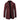Men's wine red wool blend double-breasted peacoat in 3XL, featuring a formal design with a wide collar, long sleeves, and button closures, made from natural materials.