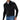 Men's blue lightweight half-zip sweater in a casual comfort fit, featuring a high collar and long sleeves, worn by a model with jeans.