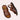 Men's dark brown leather sandals with adjustable straps and breathable design, suitable for outdoor walking and sportswear activities, size 47.