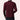 Men's burgundy knit sweater with long sleeves and a round collar, suitable for winter wear.
