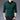 Men's green knit sweater in XL size displayed against a white background, showcasing the stylish winter pullover with a subtle jersey texture and elegant neck design.