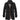 Men's black double-breasted waterproof military trench coat in size 2XL, featuring a classic collar, long sleeves, and multiple buttons, designed with a sleek and sophisticated appearance.
