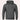 Men's dark gray fleece-lined zip-up hoodie featuring long sleeves and a comfortable, lightweight design for everyday wear.