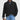 Men's grey ribbed half-zip sweater displayed on a mannequin with black dress shirt underneath, showcasing the neckline and long sleeves, suitable for fall and winter wear.