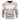 Men's grey ribbed knit sweater featuring a striped design, crew neck, and long sleeves, displayed in a 2XL size Cachi variant, suitable for winter fashion.