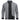Men's grey slim fit lightweight bomber jacket featuring a classic collar and an arm pocket, shown in size 3XL.