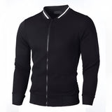 Men's grey slim fit lightweight bomber jacket with arm pocket, featuring a classic collar, long sleeves, and a sleek design ideal for casual wear.