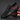 Men's black slip-on sneakers, size 44, featuring grey and red accents, designed for outdoor activities and walking, made with synthetic rubber and composite materials, combining style and comfort.