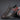 Men's grey slip-on sneakers with red accents, stylish and comfortable, shown in size 44, featuring a sleek design suitable for walking and casual outdoor activities.