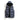 Men's gray blue hooded insulated puffer vest with zipper pockets, displayed in size 4XL.