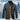Men's black insulated quilted thermal waterproof winter coat with fur collar, size 2XL, featuring long sleeves and a formal design.