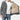 Men's insulated sherpa-lined plaid flannel jacket in grey with a classic tartan pattern, featuring long sleeves and a cozy lining for winter wear.