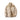 Men's beige insulated puffer jacket in a 4XL size, featuring a stylish design with a high collar and long sleeves, made from water-resistant material.