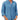 Men's light blue denim long sleeve casual shirt in a relaxed fit, size 5XL, showcasing details of the shoulder, sleeve, and neck areas.