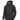 Men's light grey insulated puffer jacket featuring an adjustable hood, long sleeves, and pockets, displayed in the black color variant, size 2XL.