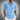 Men's lightweight blue linen shirt in a casual summer button-up style, featuring a buttoned front, short sleeves, and a relaxed fit ideal for warm weather. The model is wearing a size 3XL.
