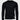 Men's black crewneck sweatshirt in a lightweight cotton blend, size 3XL, with long sleeves and a comfortable fit.