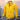 Men's lightweight yellow jacket in 2XL with a striped collar and zipper, featuring long sleeves and a comfortable fit, photographed against a cloudy sky backdrop.