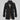 Men's luxury double-breasted beige trench coat featuring a sophisticated collar, long sleeves, and button detailing, modeled in a black colorway, size 2XL.