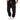 Men's luxury grey joggers with cuffed ankles, shown in black color, size 3XL, highlighting the comfortable fit around the waist and thighs, designed for athletic and casual wear.