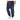 Men's luxury grey joggers with designer athletic cuffed sweatpants style, shown in a blue color and 3XL size, featuring a comfortable fit around the waist, knee, and thigh, suitable for sportswear and casual fashion.
